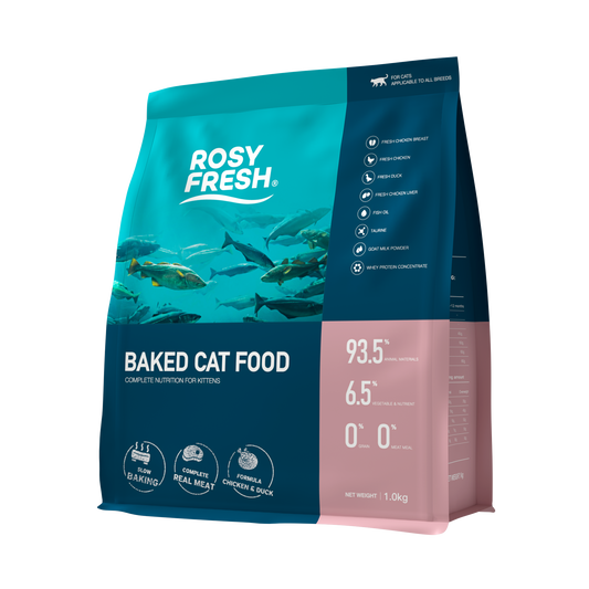 Rosy Fresh Baked Kitten Food – Chicken & Duck (1kg)