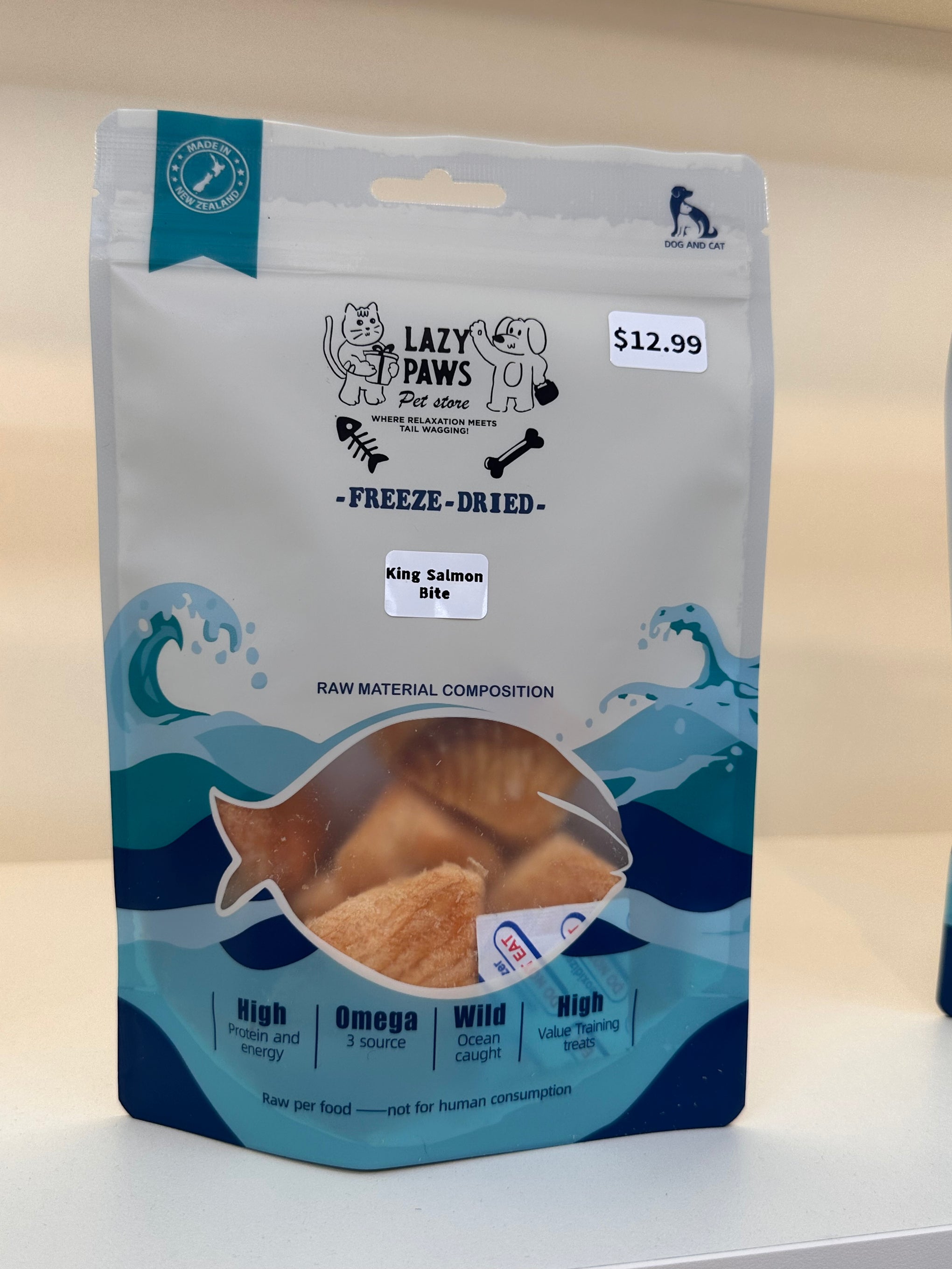 Lazypaws Ocean Series - King Salmon Bite