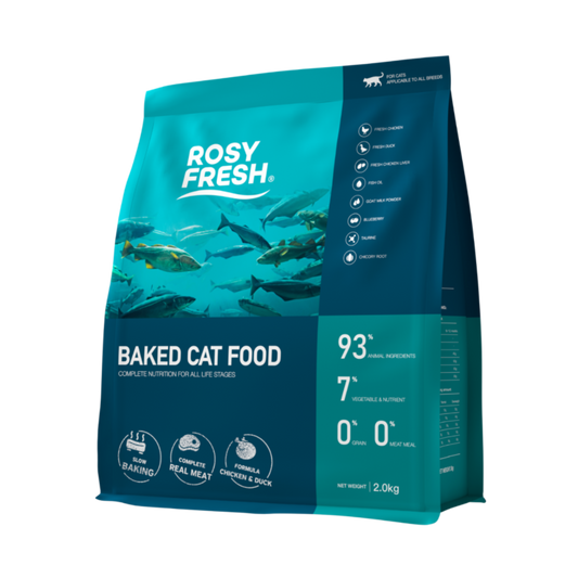 Rosy Fresh Baked Cat Food – Chicken & Duck (2kg)