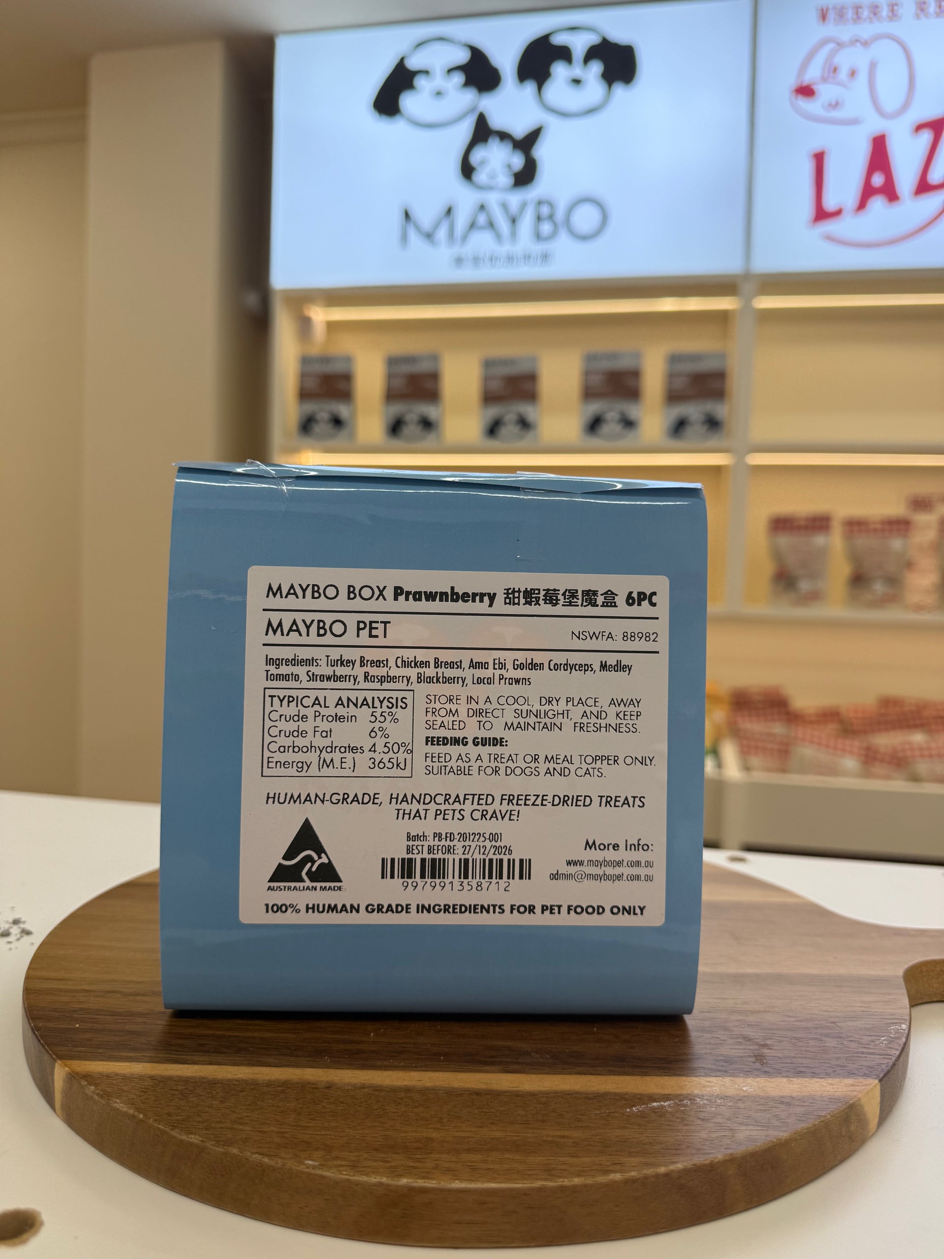 MAYBO MAGIC BOX PRAWNBERRY SERIES, Veggie、Fruit & Meat Mix Box 6PC