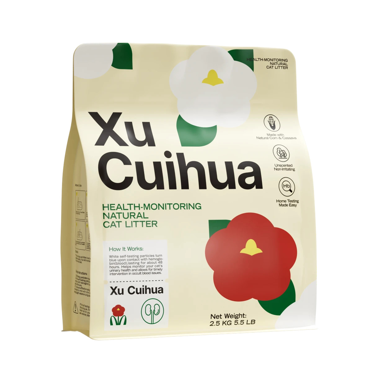 Xu Cuihua Health-Monitoring Natural Cat Litter